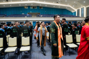 ร่วมพิธีการฝึกซ้อมใหญ่พิธีพระราชทานปริญญาบัตร ประจำปี พ.ศ. 2569